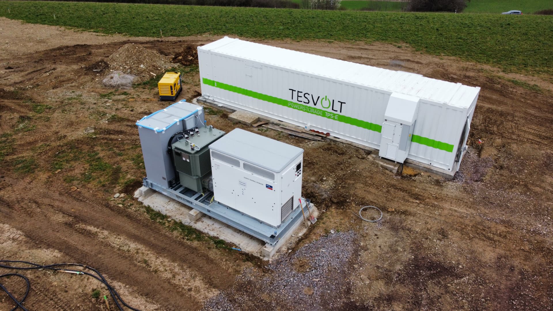 Eigenständiger Batteriespeicher mit Transformator ohne Photovoltaikanlage