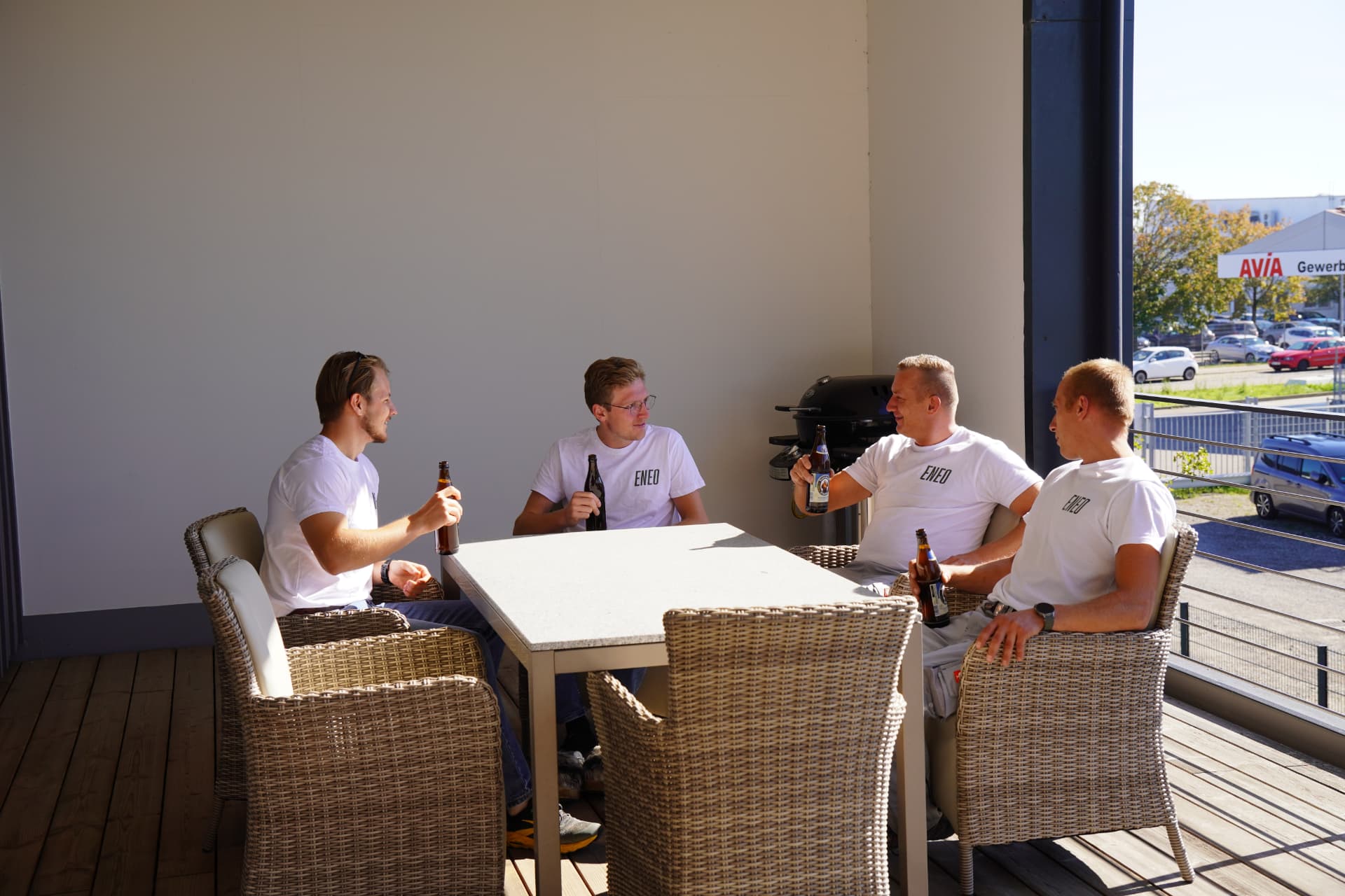 Das Eneo-Team bei der Arbeit